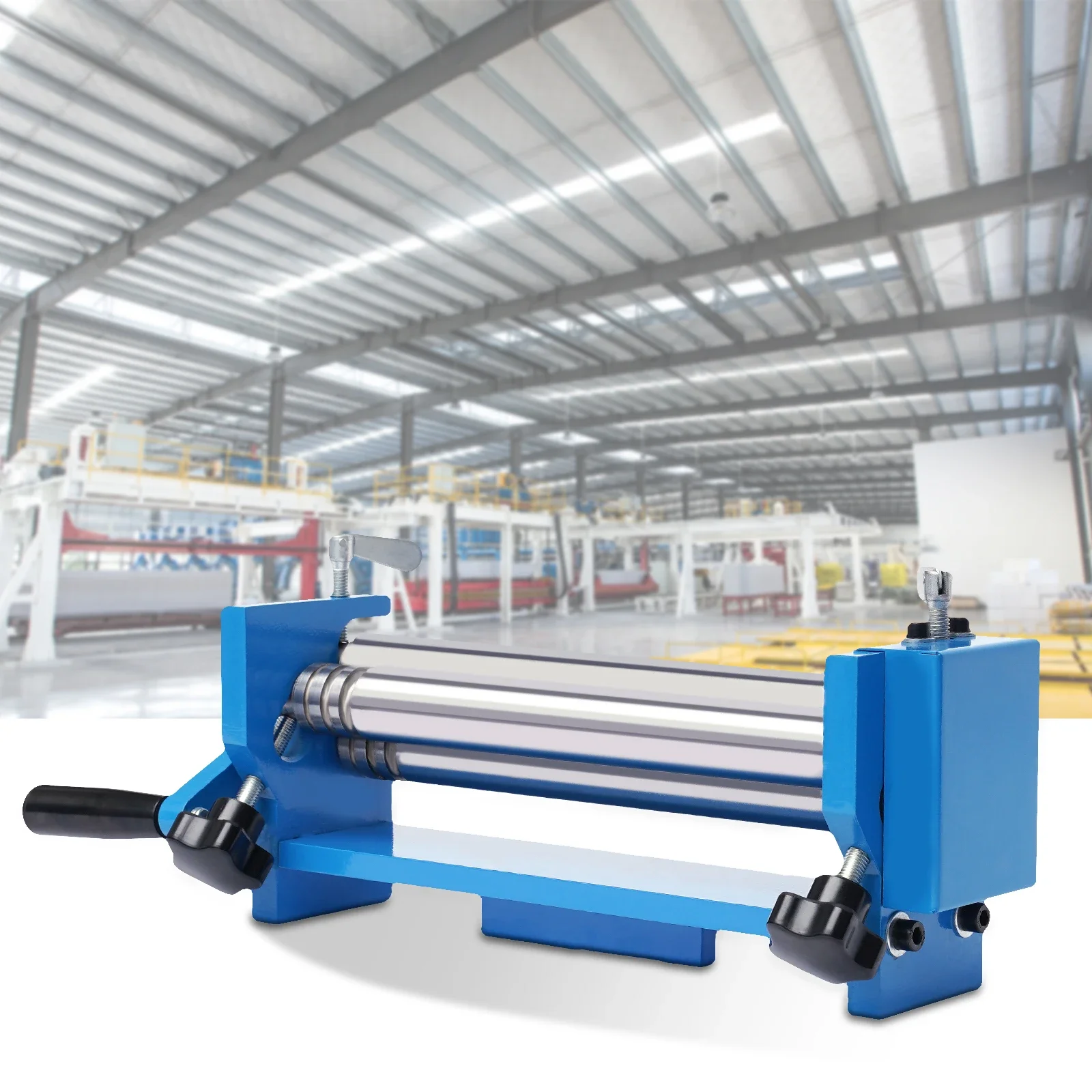 

#For for SJ 300 Manual Slip Roll Rolling Bender Steel Plate Bending Round Machine 300mm Manual Metal Plate Bender^