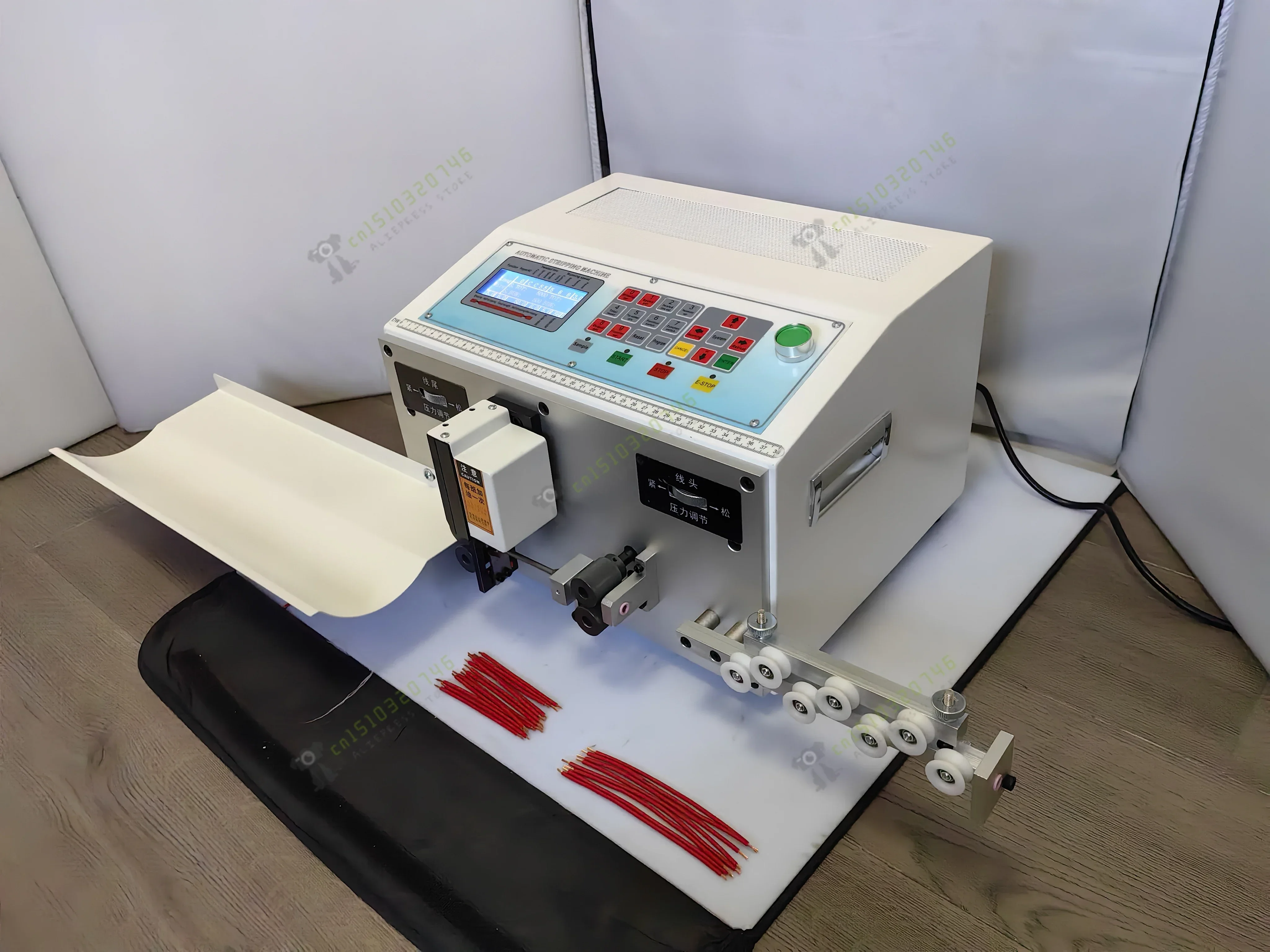 HS-180 Computer Automatic Wire Stripping  peeling Cutting  Machine Cable Cutter Stripper from 0.1 to 2.5mm2