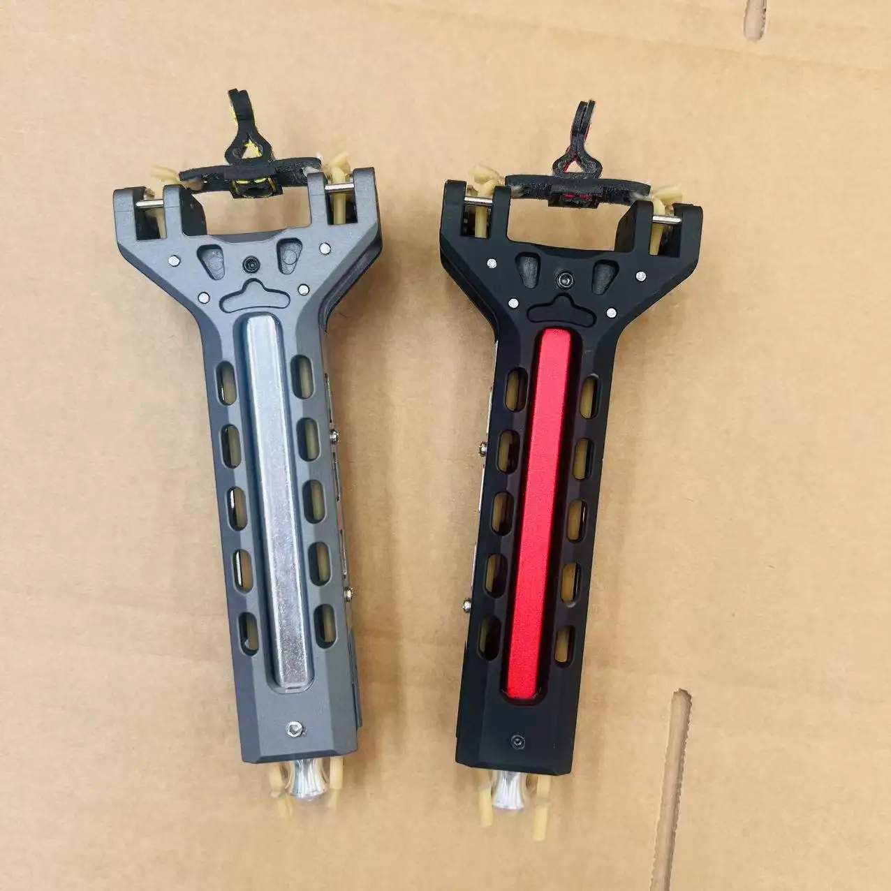 Automatic Loading Slingshot Catapult Aluminum Alloy CNC High Precision Outdoor Shooting Competition Sport Gear Accessories