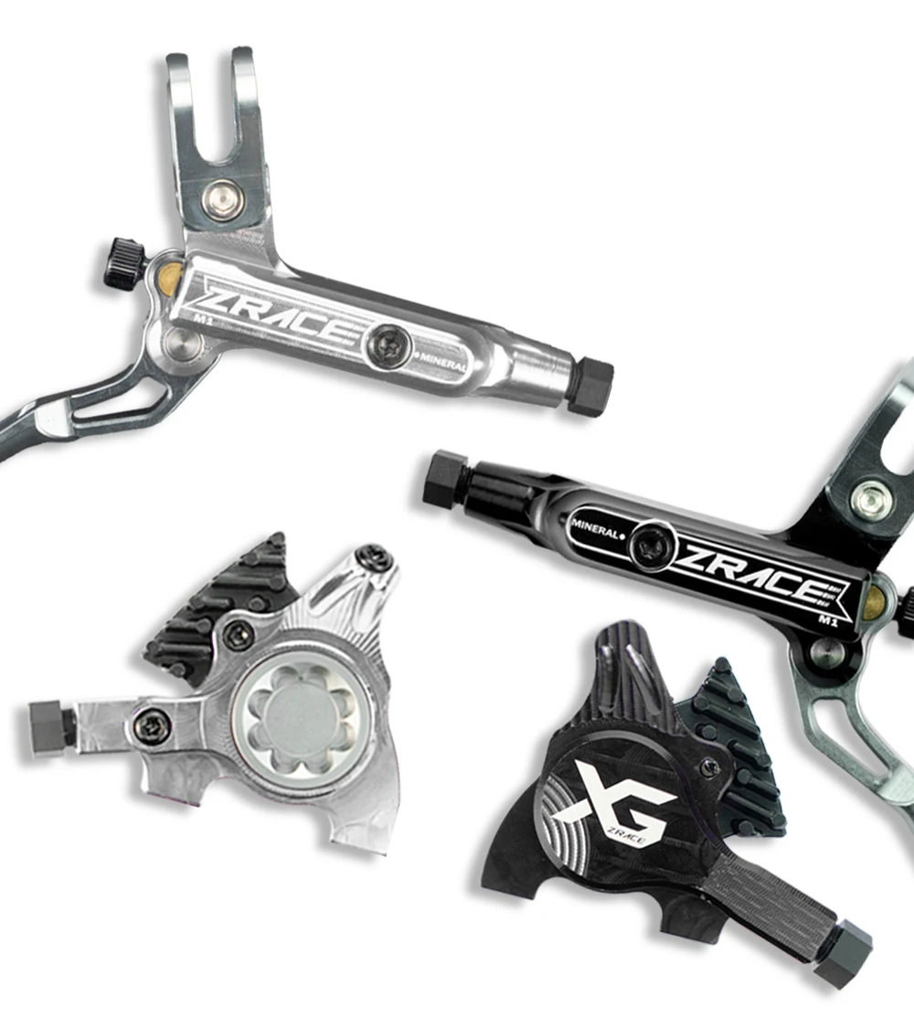 ZRACE M1 XG Flat Mount Brake for Flat Bar Gravel / BMX Raceing,Full CNC Lightweight, Front and Rear Flat Handler Bar Gravel