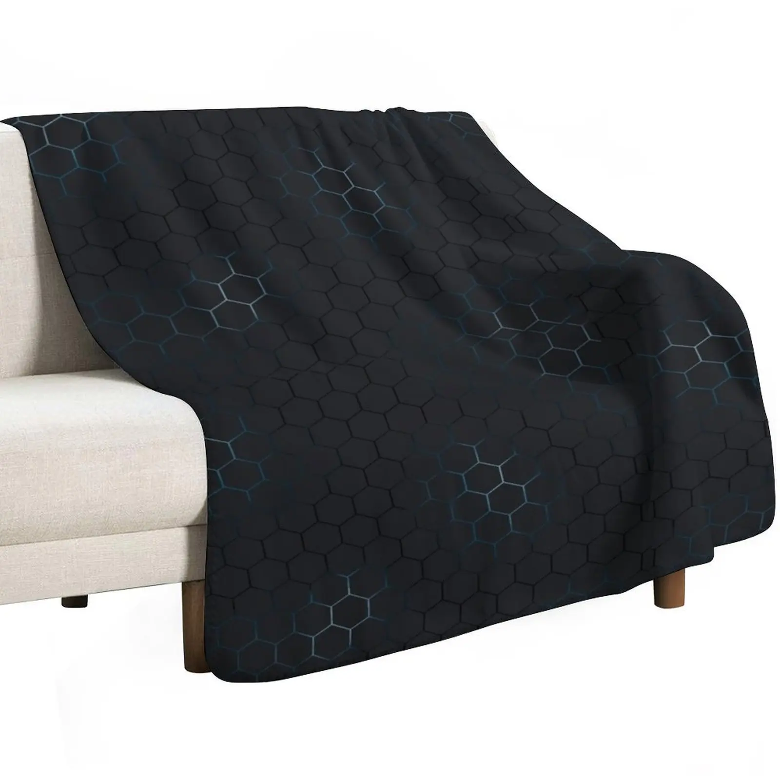 Futuristic honeycomb Throw Blanket Bed covers For Baby for sofa Blankets For Sofas Single Flannels Blankets