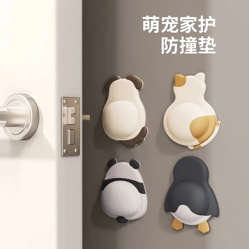 Silicone Shockproof Bumper Silent Anti-Collision Pad for Cabinet Door Fridge Handle
