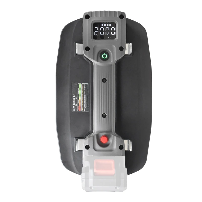 كبير الكهربائية كوب شفاط المكنسة الكهربائية 200 كجم تحميل الثقيلة بلاط زجاجي رافع فراغ المصاصون رفع أداة لبطارية ماكيتا 21 فولت