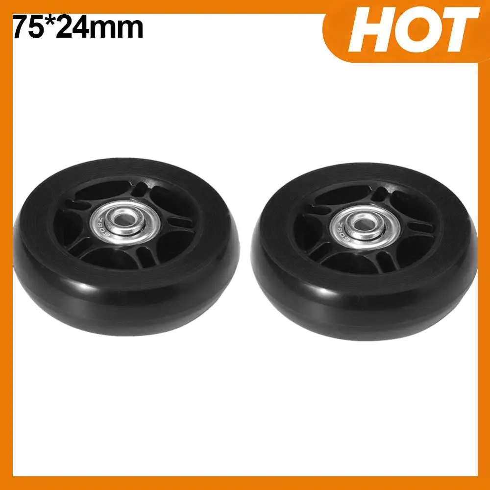 

1 пара роликов для ремонта чемодана, бесшумные поворотные ролики с металлическими подшипниками, оси, винт, износостойкий роскошный инструмент для ремонта