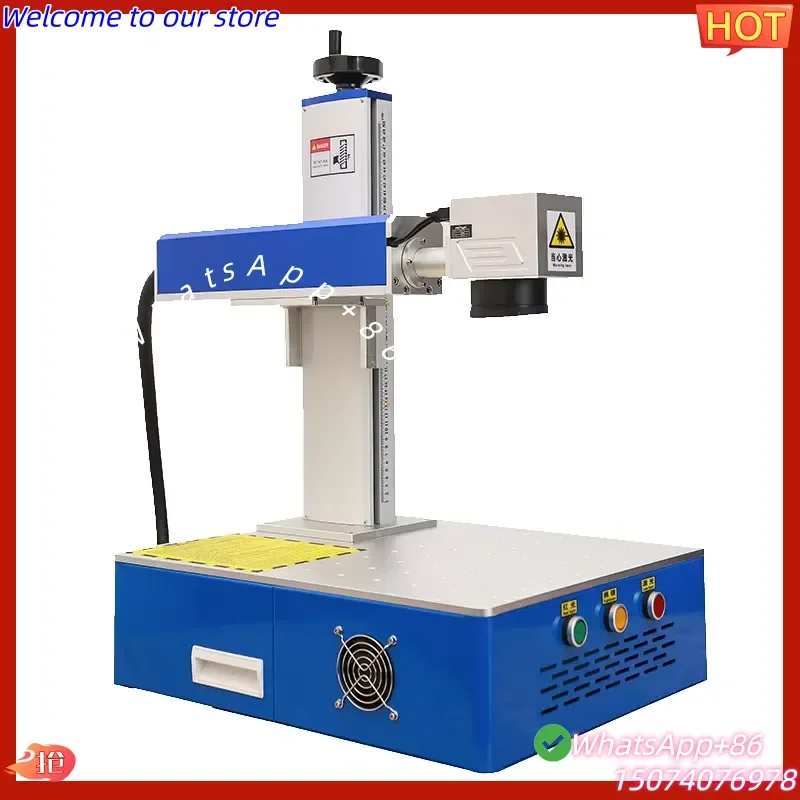 2026 20w 30w 50w 60w 80w 100w Fiber Portable Desktop and Handheld Marking Machines for Metal Stainless Steel