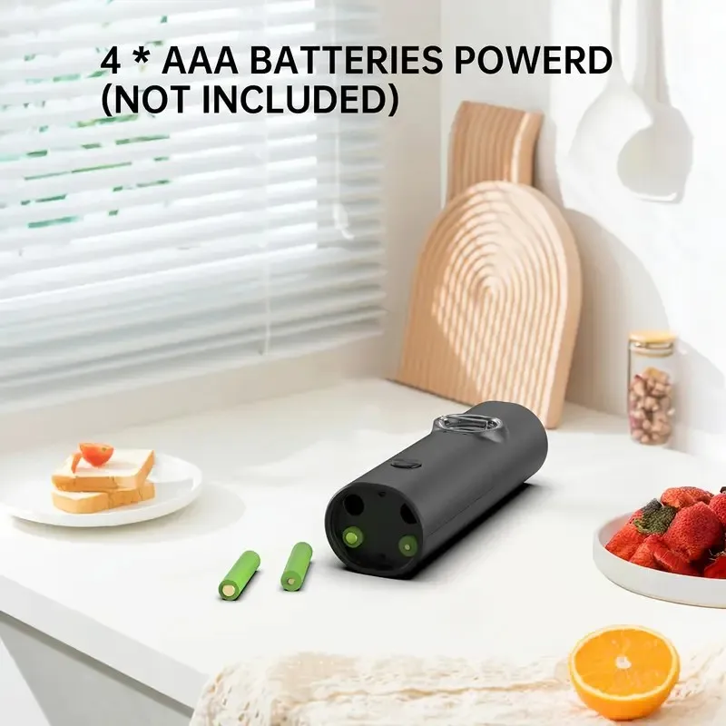 Option for 1 unit or 2 units, rechargeable electric salt and pepper grinder, top-fill automatic pepper grinder, adjustable coars