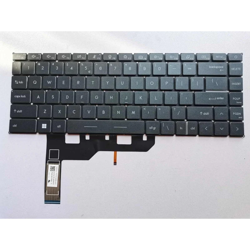 LL+ New For MSI Creator Z16 Z16-A11U MS-1571 A11UE A11UET US Keyboard white Backlit