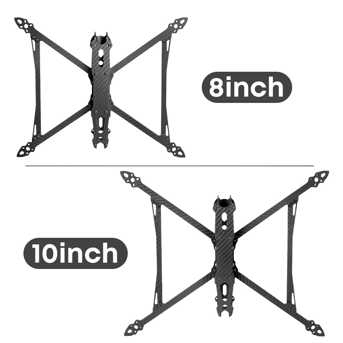 Mark4 V2 FPV-Drohnen-Rahmen-Kit 8 Zoll 10 Zoll Freestyle-Racing-Quadcopter DIY-Montage-Rahmenteile für FPV-Racing-Drohne – Detail 8