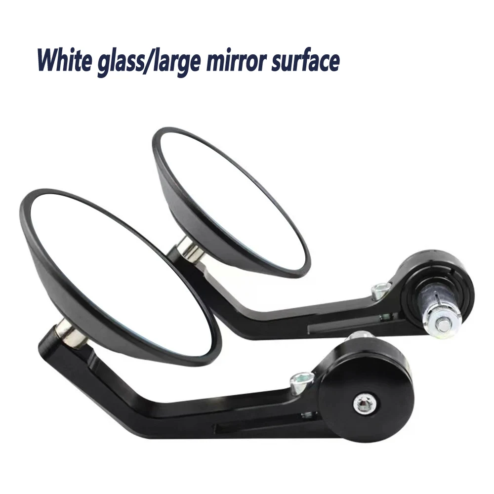 handlebar rearview mirror For Honda CBF190TR CB190SS blue glass anti glare handlebar mirror large field of view reflector
