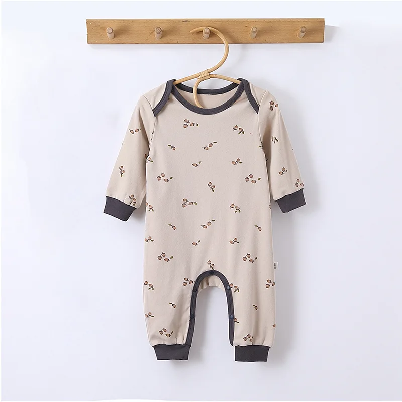 0-24M Newborn Kid Baby Boy Girl Clothes Spring Summer Cotton Baby Romper Long Sleeve Stretch Jumpsuit Cute Outfit