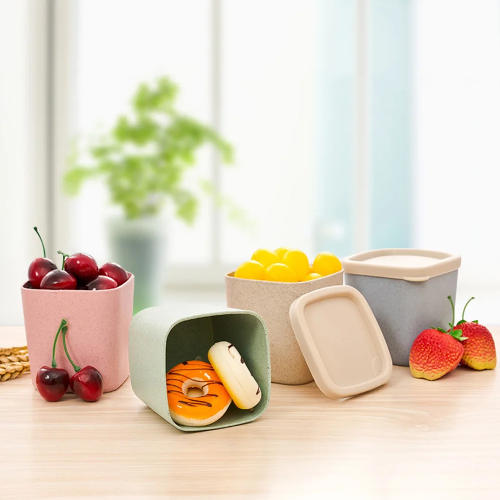 

Plastic Sealed Canister Jar Storage Container Moistureproof Box For Food Grains Coffee Tea Herbs Spices Kitchen Home Use