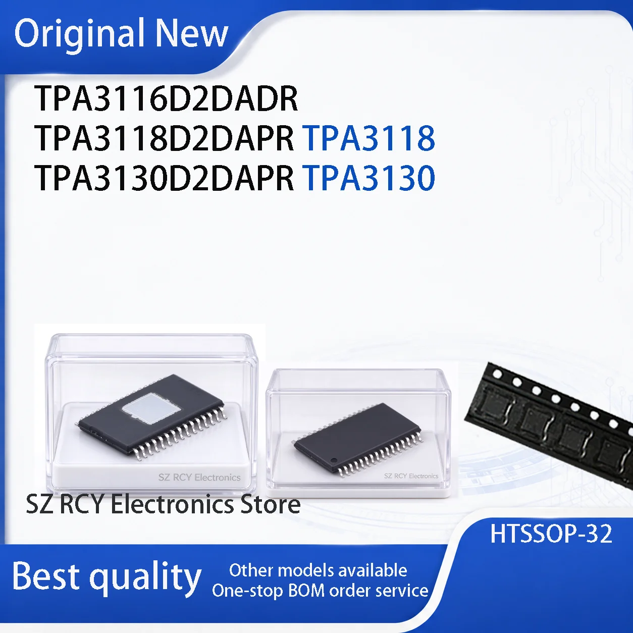 (5-30 PCS)NEW TPA3116D2DADR TPA3118D2DAPR TPA3118 TPA3130D2DAPR TPA3130 TPA3116D2 TPA3118D2 TPA3130D2 HTSSOP-32 IC CHIP