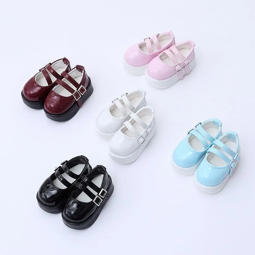 6.8CM Fashion Doll Leather Princess Shoes For 1/4 BJD Dolls Casual Wearing Boots Decoration DIY Doll Clothes Accessories