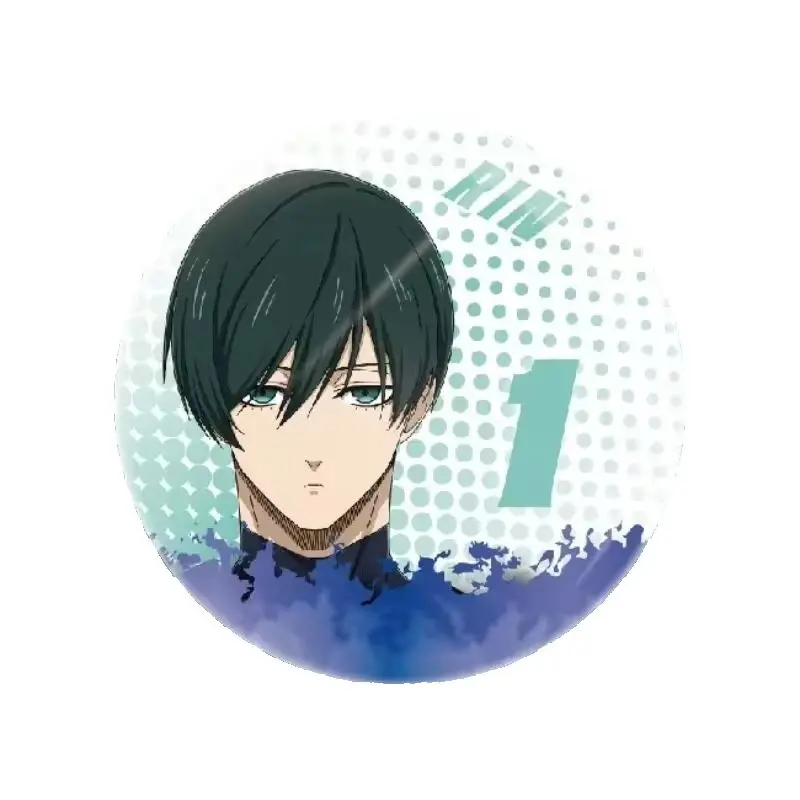 Rin Itoshi Anime Figure Badge Toy Character Nagi Seishiro Ornament Pins Isagi Yoichi Brooch Prop Fans Collection Xmas Gift