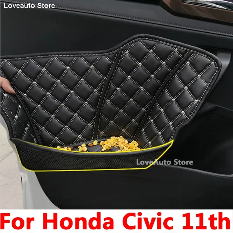 for Honda Civic 11th 2021 2022 Car Front Rear Door Inner Armrest Handle Door Multifunctional Storage Box Car Accessories