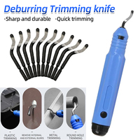 Burr Cutter Trimming knife Scraper Rotary Deburr Blades Burr Remover Edge Trimmer Deburring Hand Tool For Wood Plastic Aluminum
