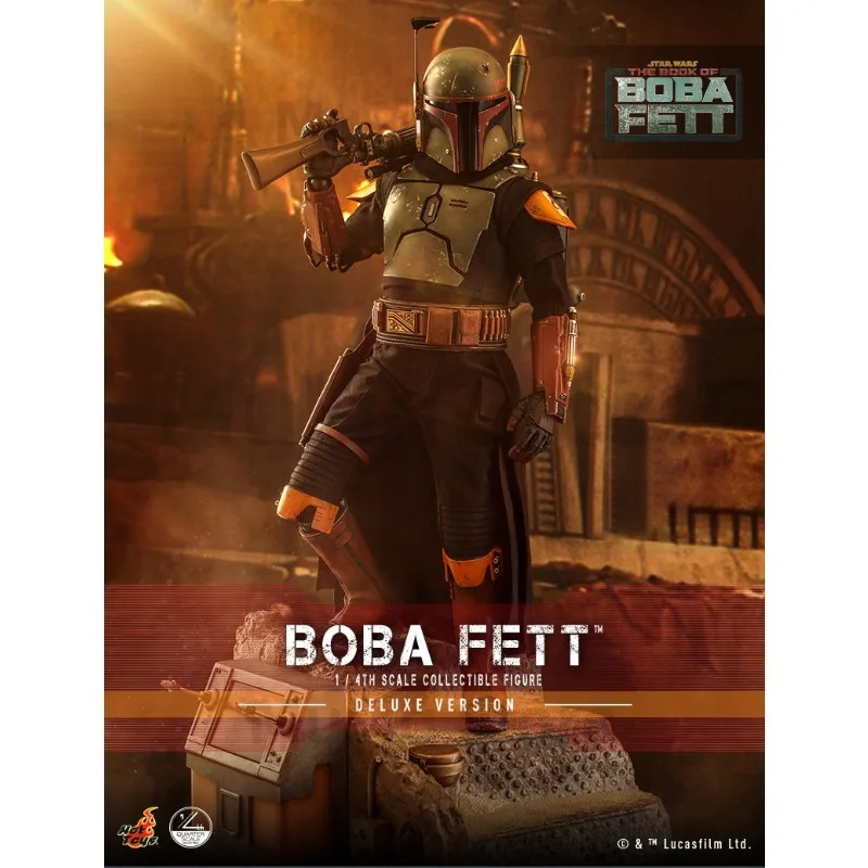In-stock Hot Toys Boba Fett Book Boba Fett 1:4 Scale Regular and Deluxe Editions Action Figure Gift Collectible