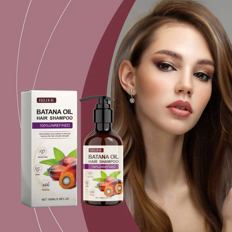 

Batana Oil Volumizing Shampoo - Deep Cleansing & Moisturizing for Soft, Bouncy & Oil-Free Hair with Lasting Freshness