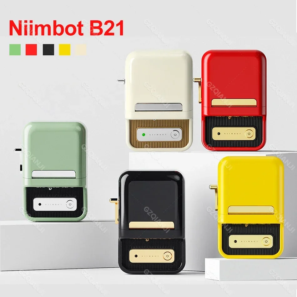 Niimbot-ミニサーマルプリンターb21,バーコードラベル,携帯電話メーカー,日曜大工,小さなビジネスギフト,新しい,幅20〜50mm