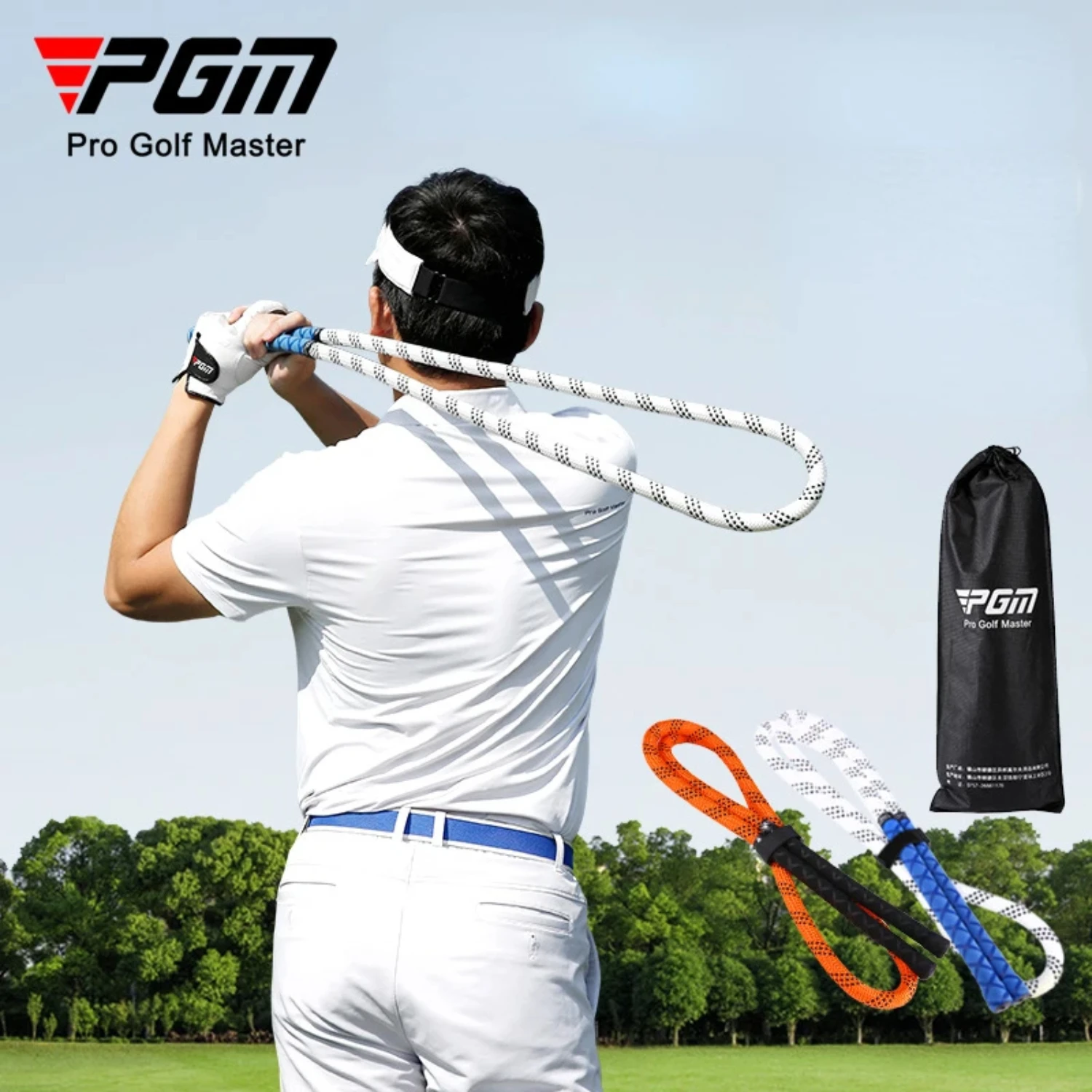 Golf Swing Training Rope Enhances Swing Speed and Strength Rhythm Training Indoor and Outdoor Trainers HGB025 Golf tee holder