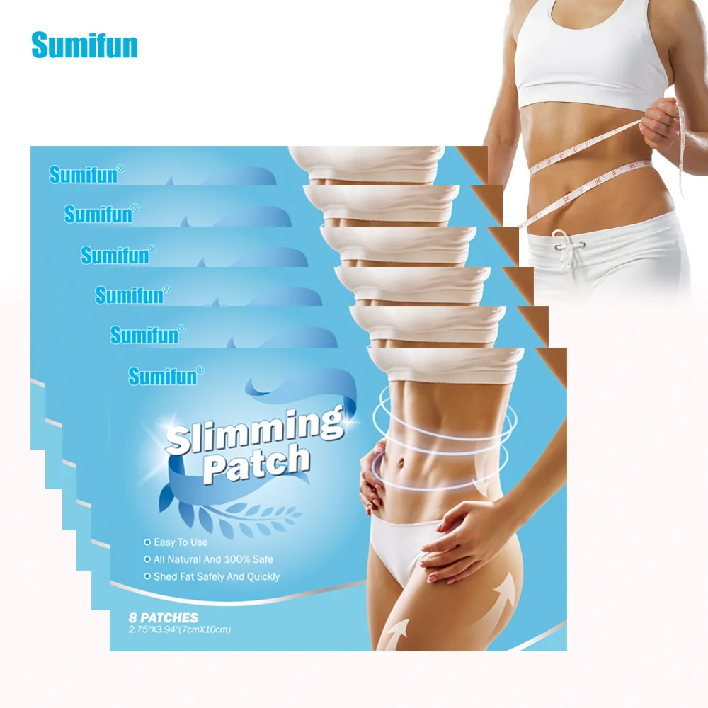 

8/24/48Pcs Sumifun Herbal Slimming Patch Shaping Perfect Body Arm Thigh Cellulite Removal Sticker Waist Losing Weight Plaster