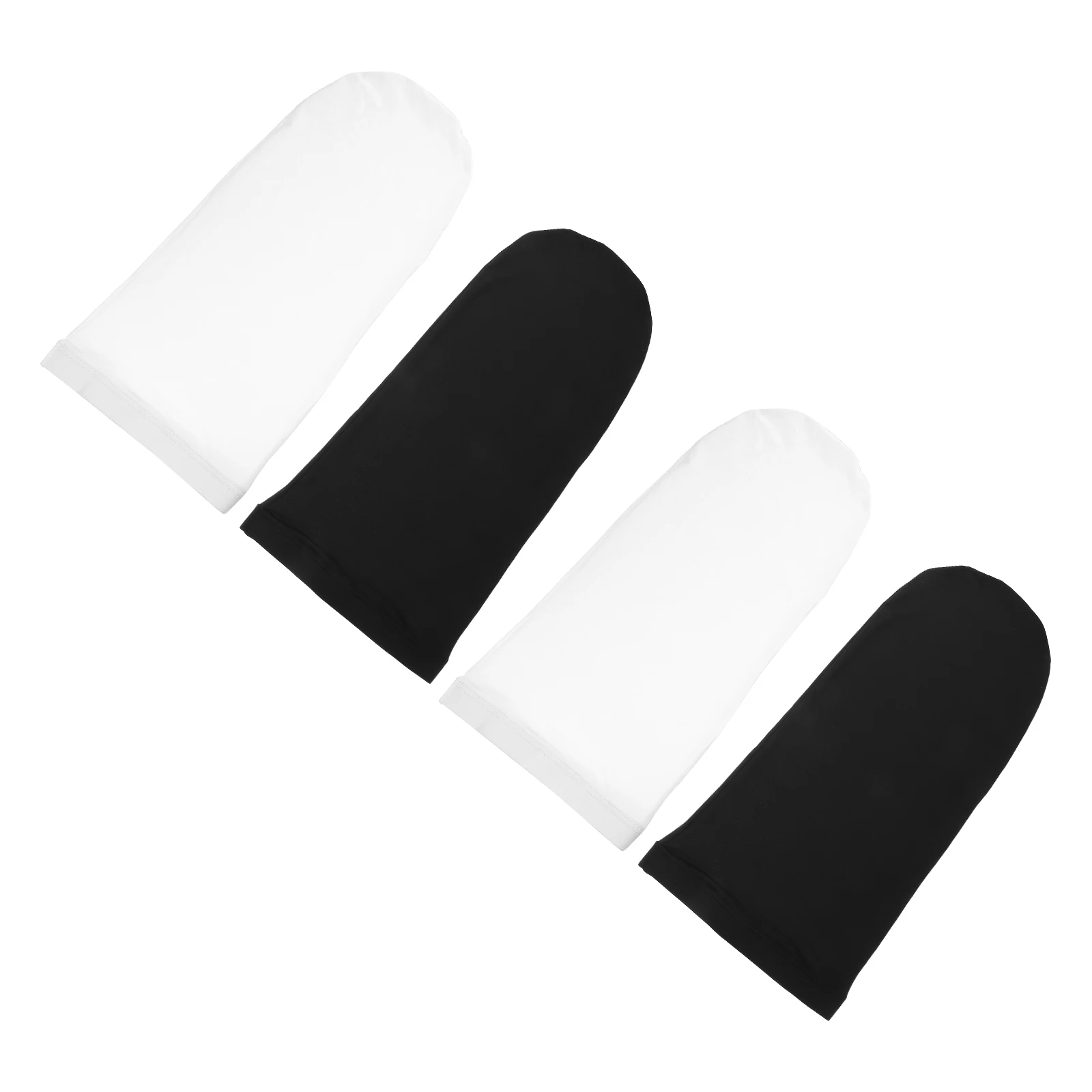 

4Pcs Long Tail Cap Women Polyester Comfortable Hair Care Night Turban Knitted Dreadlock Unisex Breathable Hat Sleep Caps