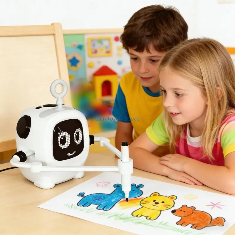 Y4UD Artificial Intelligence Guided Drawing Robot For Children Educational Art Toy