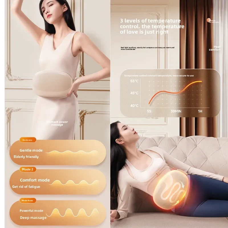 pijat perut elektrik rumah bernilai super, pijat pinggang kompres panas, pijat perut, jarum batu, dan pijat batu