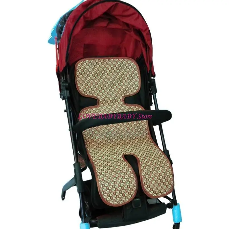 

Universal Baby Cooling Pad Pushchair Liner Soft Pram Cushion Rattan Mat Breathable for Strollers and Car Seats 4XBC