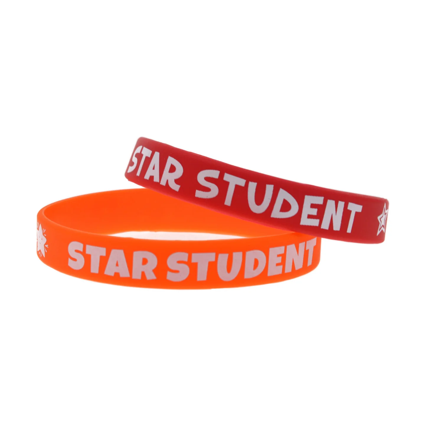 50 Stück STAR STUDENT Silikon-Armband, Zubehör für die Feier von Schülerleistungen, für Schulveranstaltungen, Partygeschenke, Armband – Detail 7