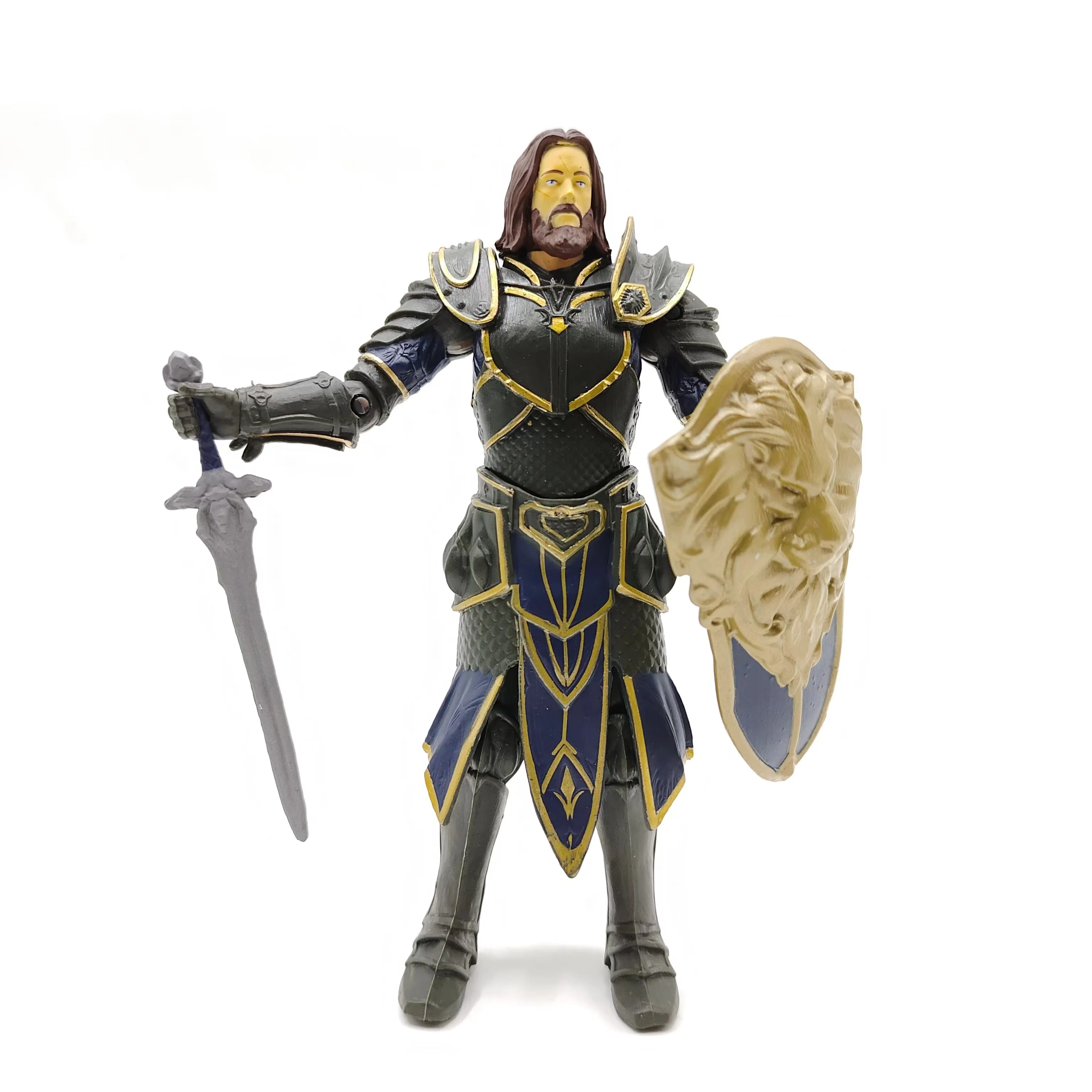 World of Warcraft LOTHAR MEDIVH DUROTAN  Articulated Joints Moveable Action Figure Toys