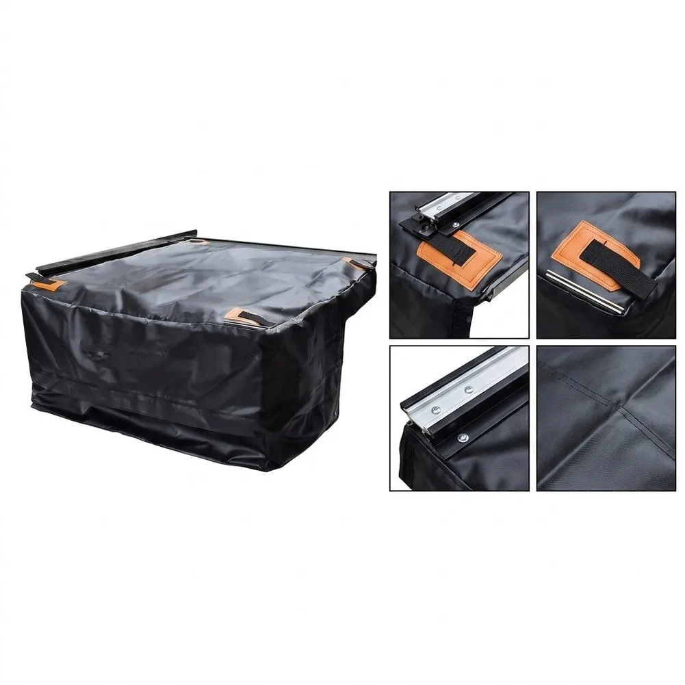 Pickup Truck Cargo Cover 600D Oxford Material Dust Rain Protection Fitted Design for Stable Transport of Outdoor Gear