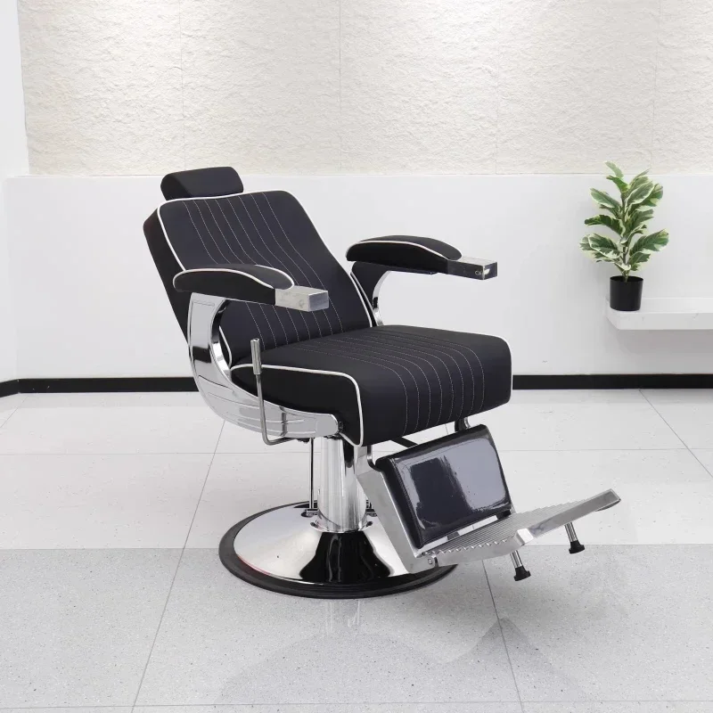 Modern Simple Barber Chair Oil Head Chair Comfortable Nordic Chair Rotate Footrest Luxury Chaise De Coiffure Salon Furniture