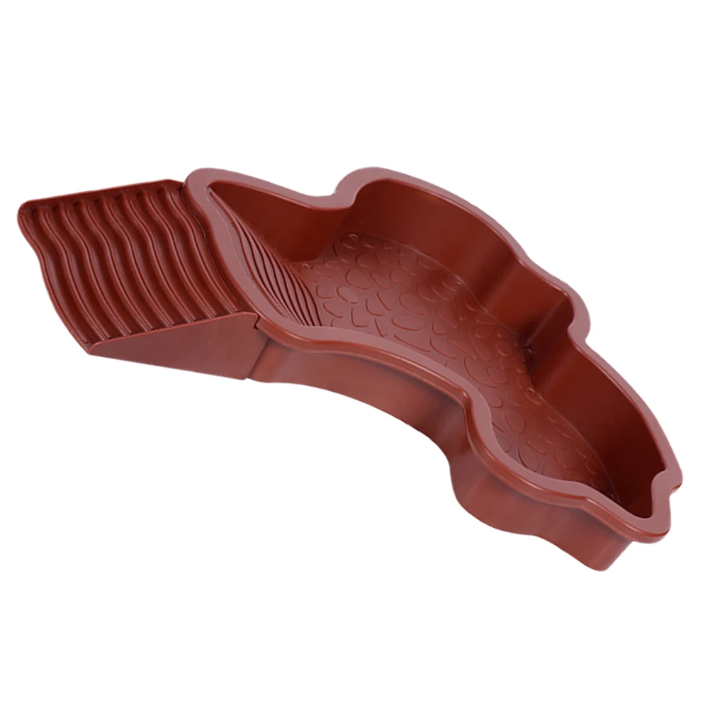 

Large Turtle Basking Platform Ramp Multi Functional Bathing Pool Reptile Feeding Dish Tank Decor for Tortoise Frog