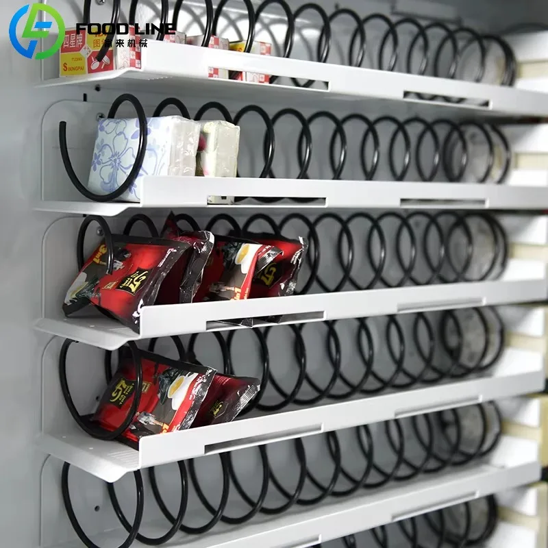 Smart Snack Drink Vending Machine Multi Product Dispenser With Real Time Sales Data And Remote Monitoring System