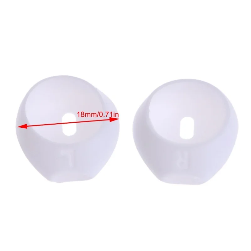 1/5 paia di auricolari in silicone anti-perso tappi per le orecchie per Airpods iPhone 5/6/7/8S cuffie auricolare auricolari auricolari copertura morbida