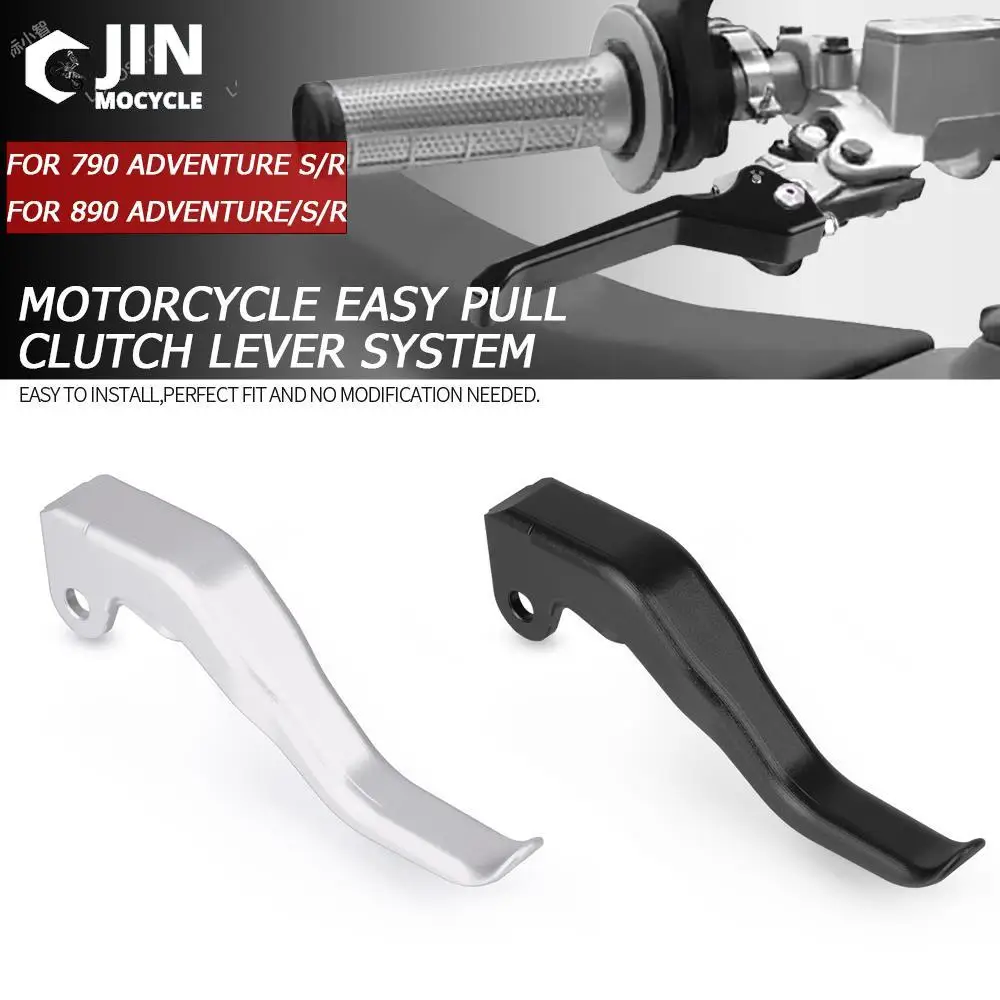 

Motorcycle Left Two Finger Clutch Lever Easy Pull Clutch Levers System CNC For 790 Adventure S/R 890Adv S R 2020 2021 2022 2023