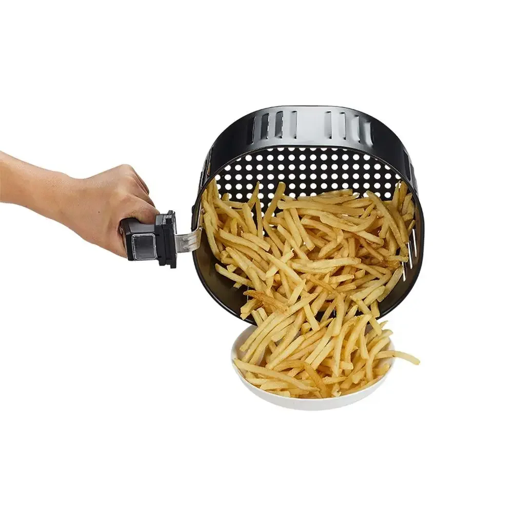 مقلاة هوائية رقمية 1700 وات 5.8 كيو تي 8 في 1 مع كتاب وصفة سلة غير لاصقة تعمل باللمس مؤقت طبخ صحي خالي من الزيت قلي الخبز