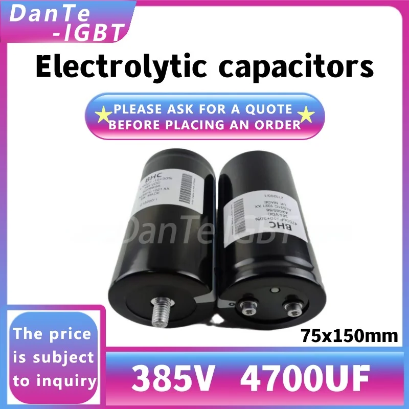

New original BHC 385V4700UF imported capacitor ALS31C1021XX tail with screw post