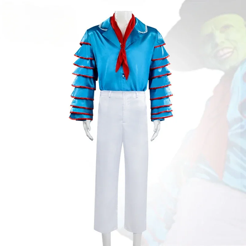 

Movie Jim Carrey Cosplay Costume Adult Unisex Uniform Suit Halloween Outfit Party Performance Costumes Carnival