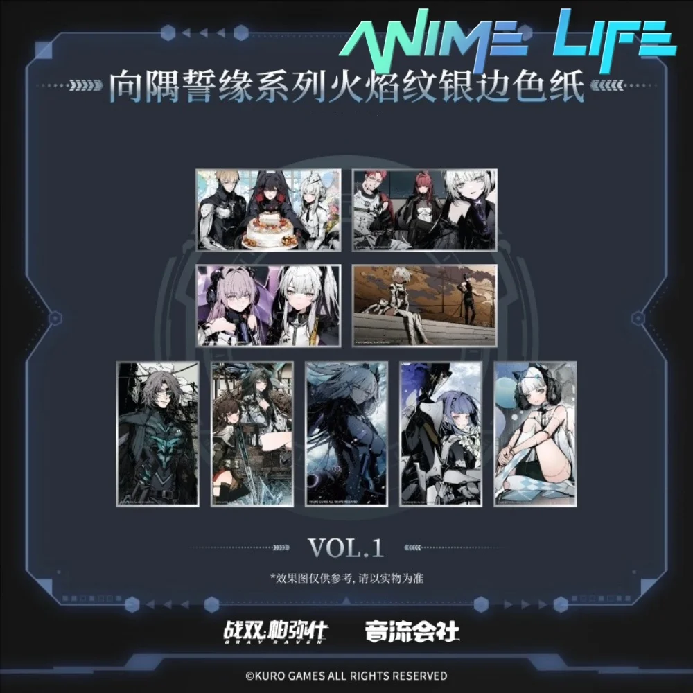 

Game PUNISHING: GRAY RAVEN Lee Wanshi Lucia Kulom Shikishi Act Paper Tinplate Badge Cosplay Official Original Gift