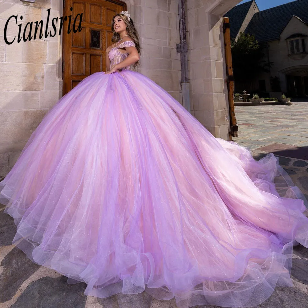 CAN-Ac Icidal sion Off The Initiated Ball fur s, Quinceanera fur s, 3D Flowers Appliques, Lace Corset, Educational, 15 Ans