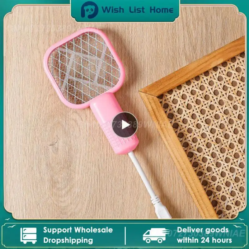 

Small Household Electric Mosquito Swatter High Density Power Grid Mini Compact Plug And Play Five Layers Of Protection