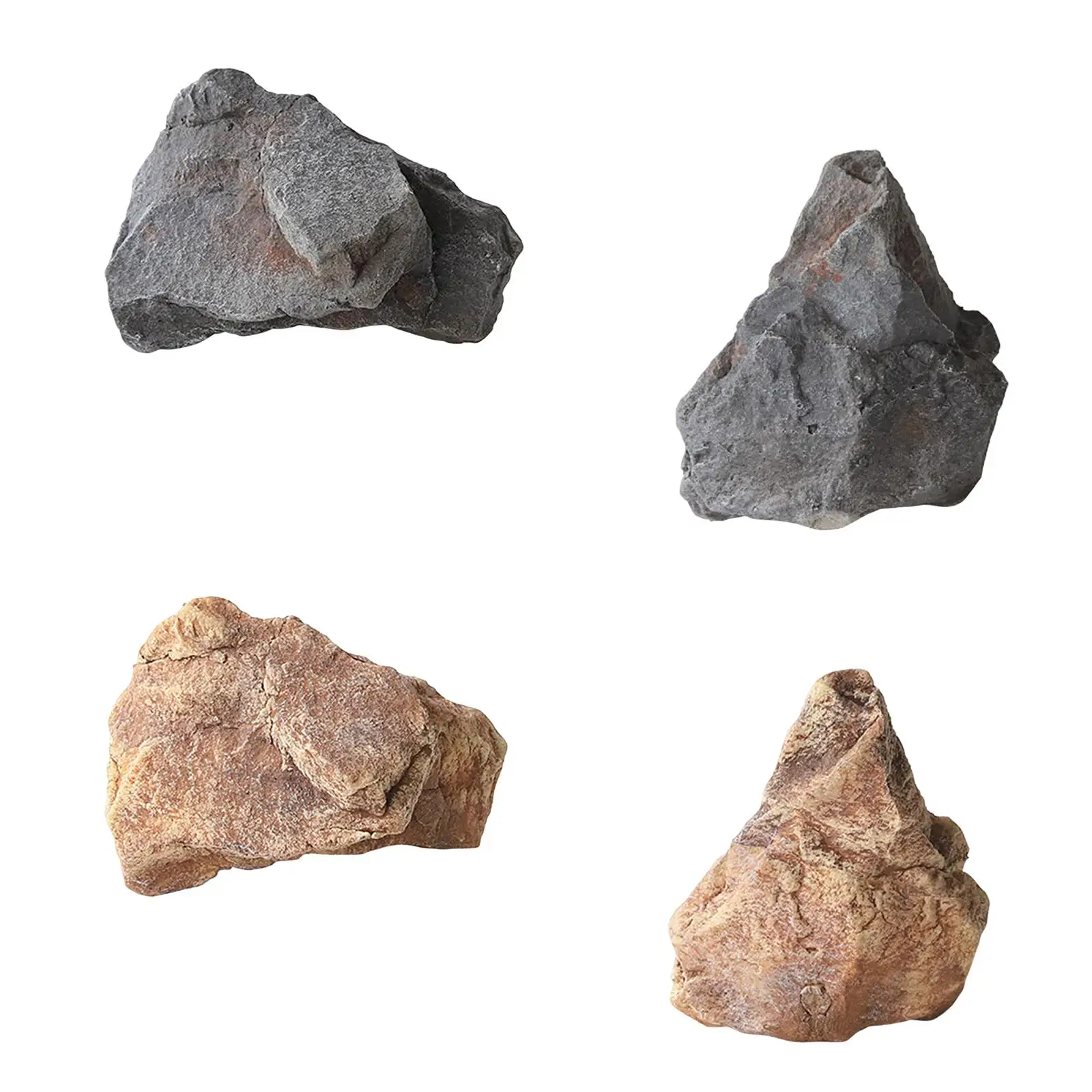 Artificial Rock Realistic Texture Ornament Sandstone Landscape Faux Stone for Homes Aquarium Hotels Rivers Decorating