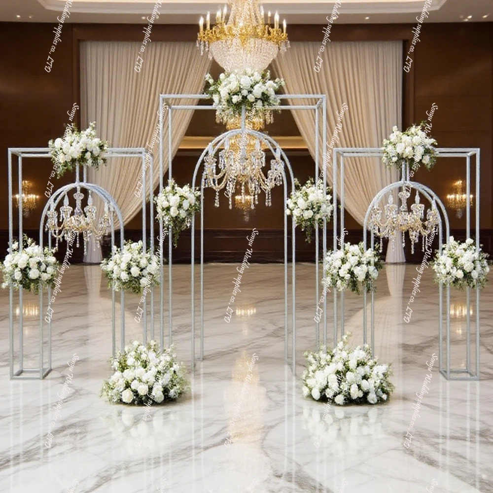 

/3 шт.) фон для сцены, цветочные сценические центральные элементы, металлический золотой акриловый подсвечник, люстра для свадебного зала, держатель из воздушного шара, украшение