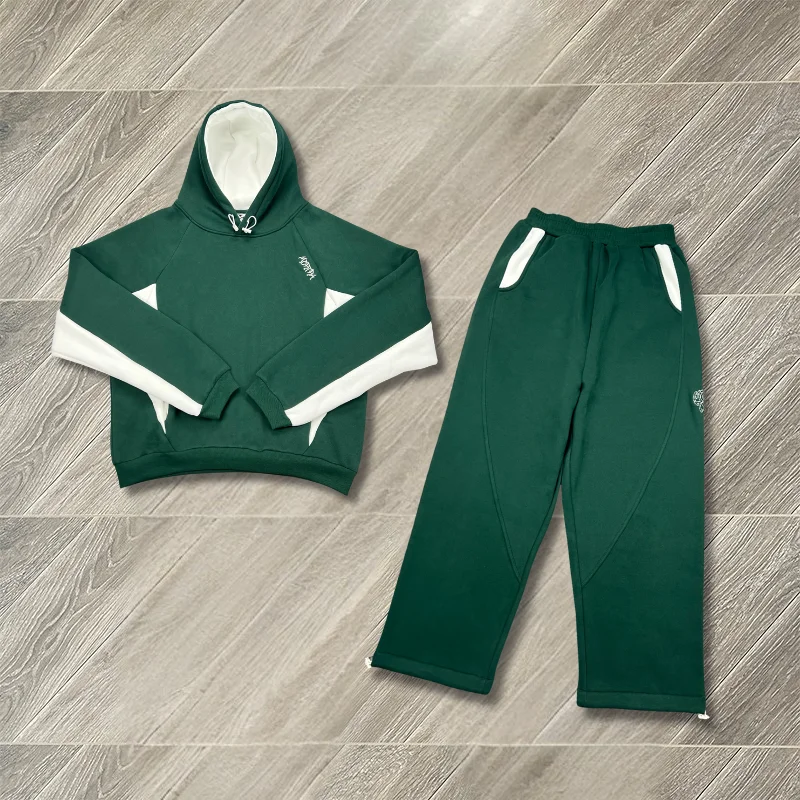 

Спортивные брюки 2026ss Green Mertra с вышивкой, в стиле High Street, с аппликацией в виде букв, в стиле колор-блок, повседневные