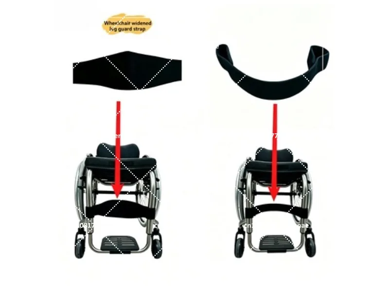 Wheelchair Foot and Leg Positioning Strap, Adjustable Fixation Belt for Secure Support