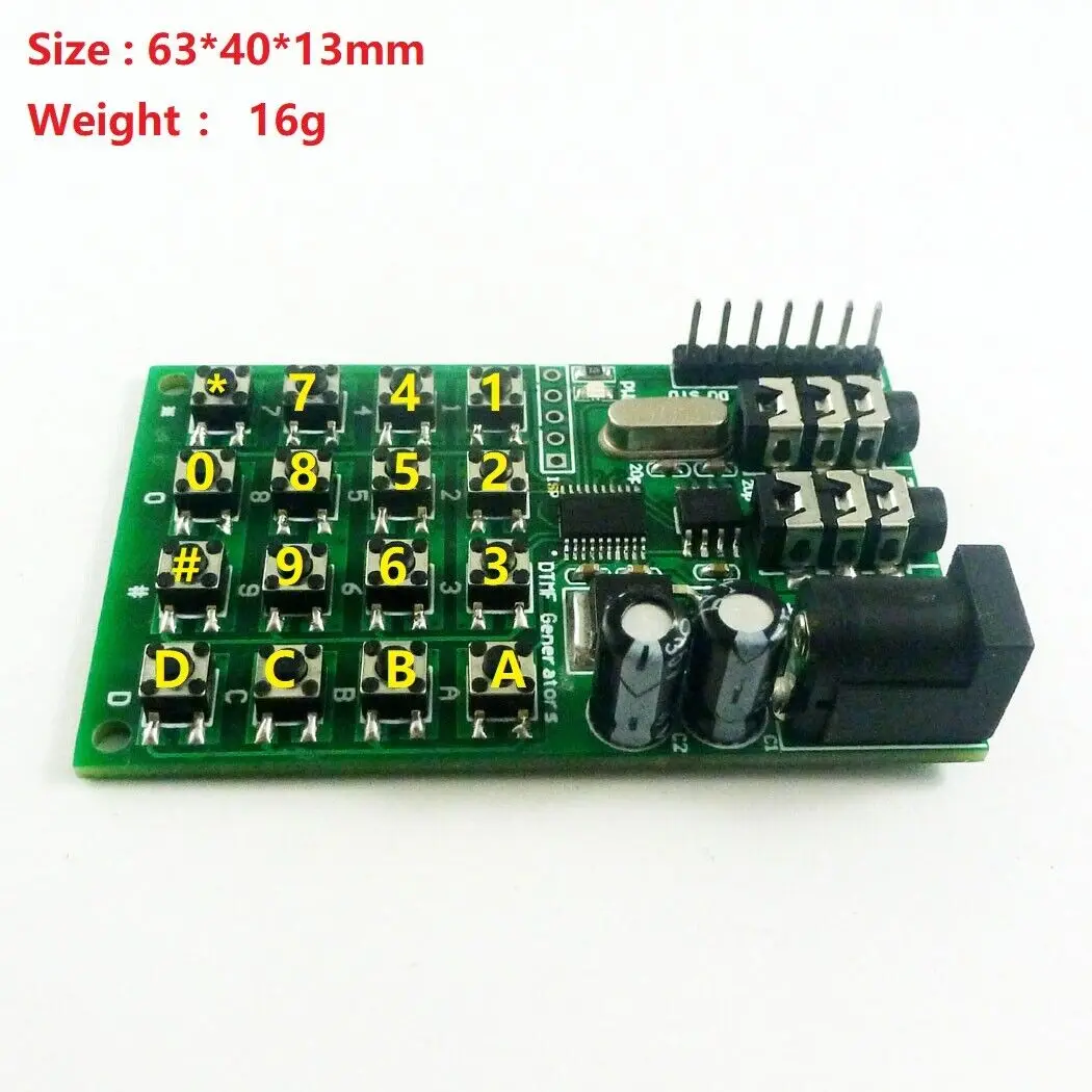 Generator DTMF 16 Channels Module  Keypad for Motor Controller