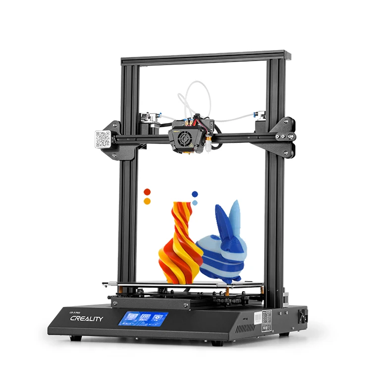 High Quality Dual-color 3d Printing Home Printer with 2 Durable Metal Nozzle Extruders Filament Extrusion Machine