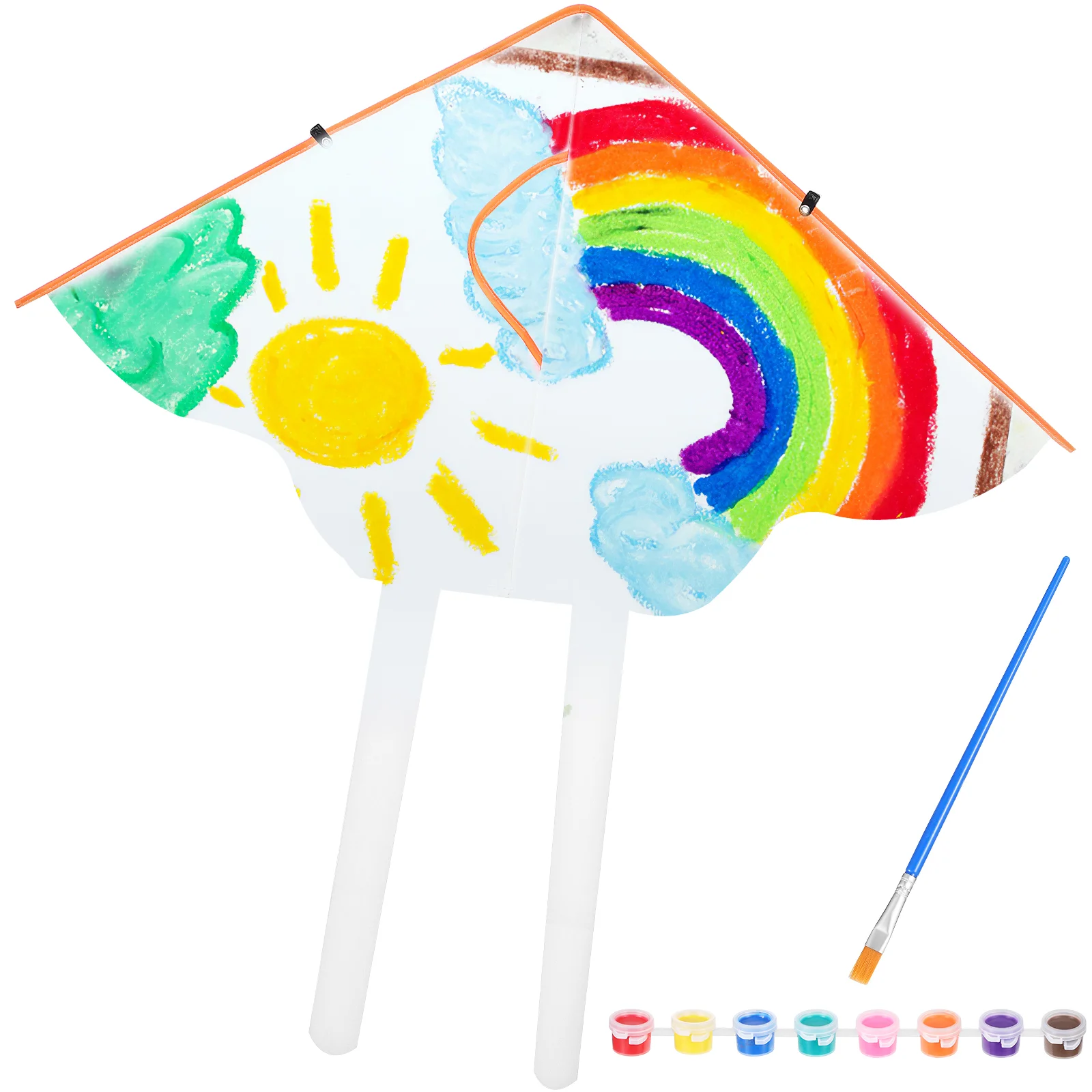 

Children’s Toys DIY Blank Kite Paint For Kids Flying Kites Outdoor 9000X9000X080CM Making Graffiti Toddler Parent-child